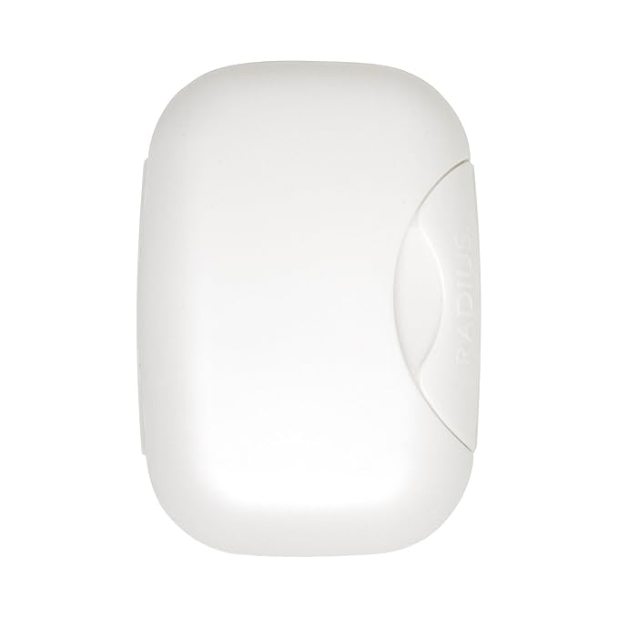 RADIUS Soap Travel Case, BPA-Free Recycled Plastic, Leakproof, Portable for Bathroom, Gym, Home, Camping - White