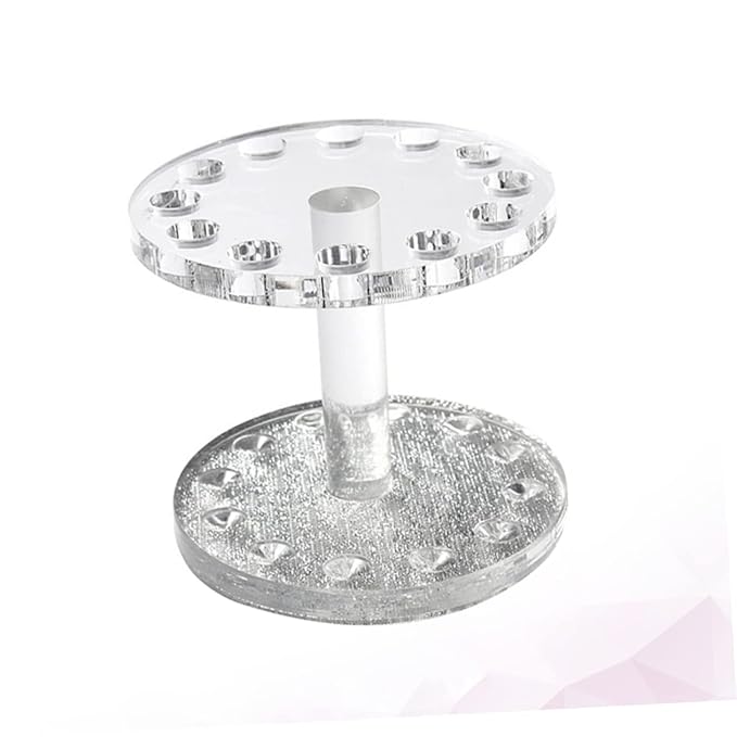 STAHAD 1pc Makeup Brush Rack Brush Pen Holder Nail Pen Organizer Nail Art Brush Holder Nail Pen Stand Nail Art Pen Holder Nail Display Stands Manicure Pen Holder Tool Holder Heart-shaped
