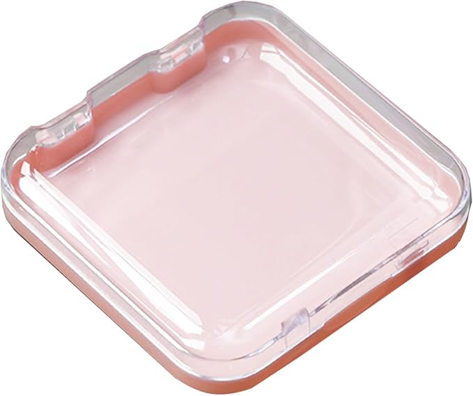 12pcs Press on Nail Storage Box with 60 Pcs Adhesive Tape Acrylic Nail Display Box Artificial False Nail Box Organizer Fake Nail Case Transparent Nail Packaging Boxes (12pcs Pink Nail Box)