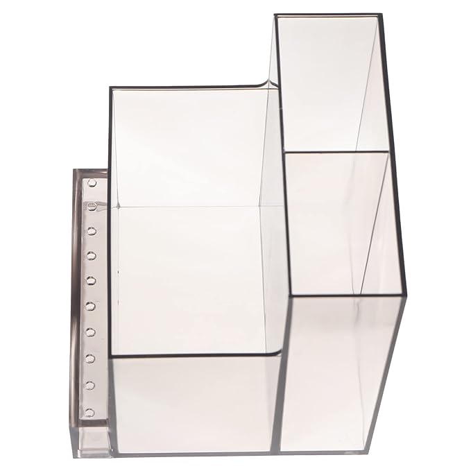 FOMIYES 2pcs Nail Art Polisher Holder Manicure Grinding Rack Storage for Nail Drill Bits Easy to Clean Display Box Design
