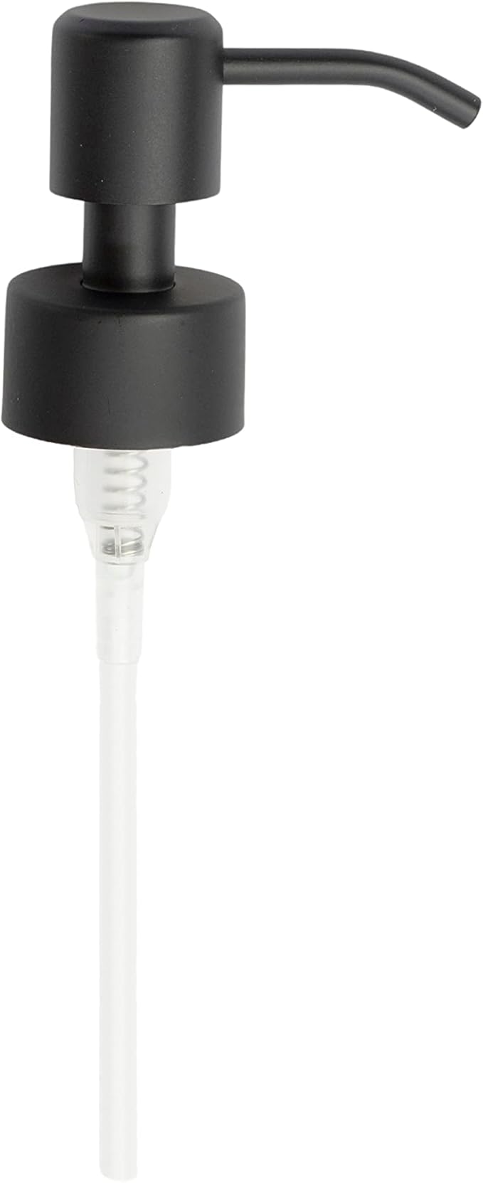 Kapitan Soap Dispenser Pump Replacement Head Black Spare Stainless Steel 28Mm Brushed Finish