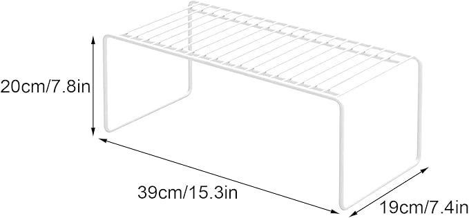 Wall-Mounted No-Drill Bathroom Shelf, Rust-Resistant Iron Floating Shelves with Wire Basket, Space-Saving Storage Organizer for Sink, Toiletries(White,39cm/15.3)
