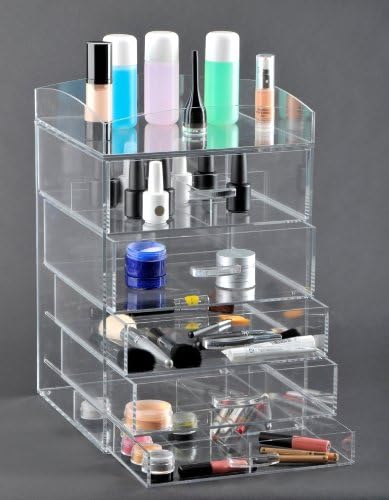 Clear Acrylic Makeup Top Caddy for A5, A7, and A7R Organizers