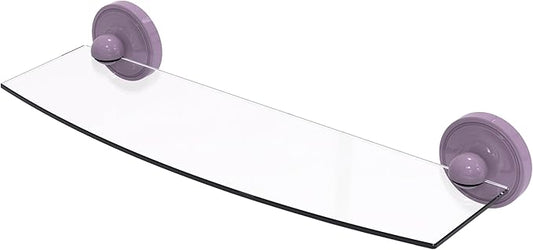 Allied Brass PR-33/18-LVN Prestige Regal Collection 18 Inch Glass Shelf, Lavender