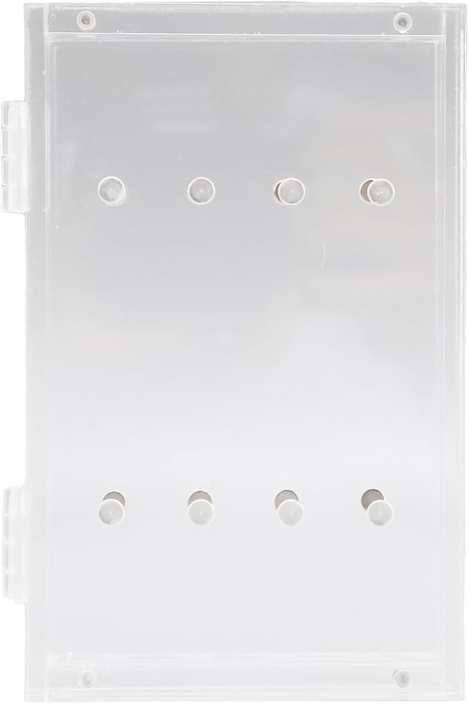 ZJchao Tweezer Holder Stand, Thickened Acrylic Magnetic Transparent Eyelash Extension Tweezers Organizer with 8 Holes for Beauty Eyelash Shop, Nail Salon, Beauty Salon