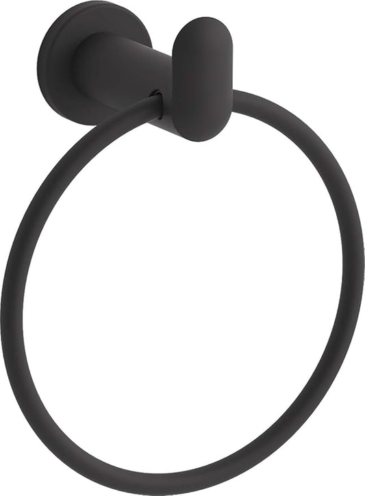KOHLER Towel Ring by, Bathroom Towel Ring, Kumin Collection, Matte Black, K-97898-BL
