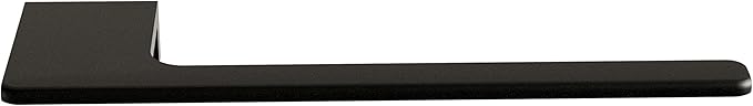 HELVEX Access Collection Small Towel Bar Bathroom Accessory, Bathroom Towel Holder Bathroom Hardware, Matte Black Finish UACC-109-MB