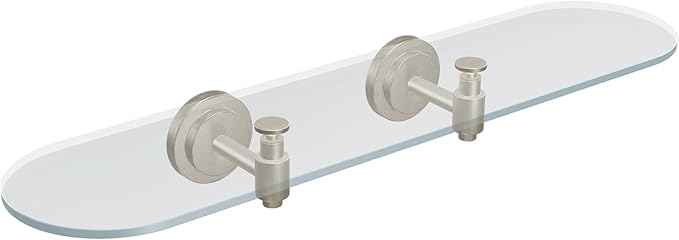 Moen DN0790BN Iso Vanity Glass Shelf, Brushed Nickel
