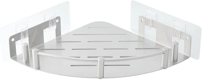 Shower Caddy Corner(1 Pack), 304 Stainless Steel,Integrated molding, High Weight Capacity,Wall mounted Bathroom Shelves with nail free adhesive, Suit for storage racks in bathrooms,Kitchens