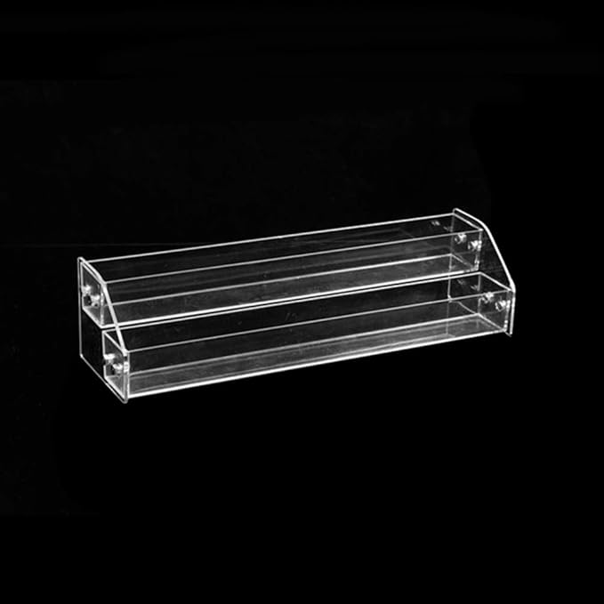 1 Pcs Multi-Layer Removable Nail Polish Shelf Acrylic Clear Cosmetics Multi-Functional Display Stand Rack Holder for Women (2 Layers)