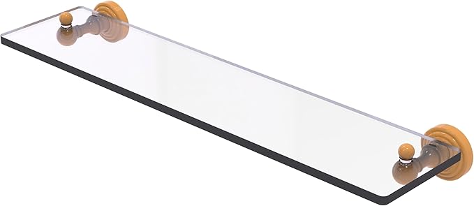 Allied Brass Waverly Place Collection Glass Vanity Shelf with Beveled Edges