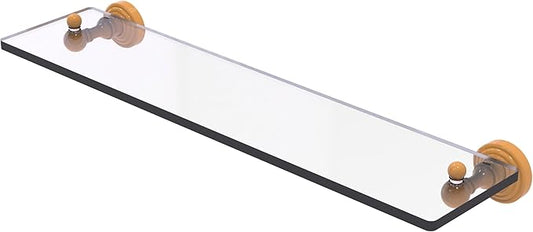 Allied Brass Waverly Place Collection Glass Vanity Shelf with Beveled Edges
