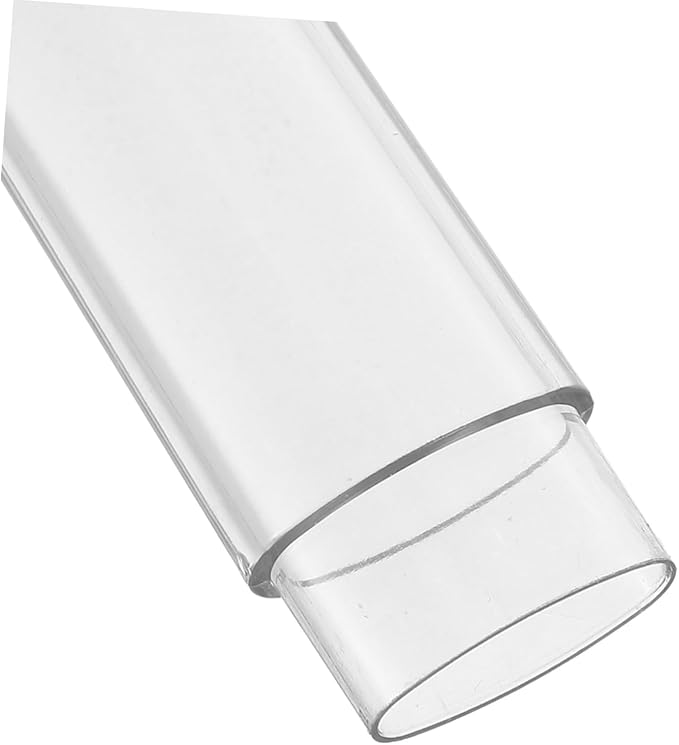 Clear Plastic Tube Storage Case for Eyelash Tweezers Craft Organizers Portable Transparent Vial Container for Makeup Manicure Accessories Sleek Versatile Design