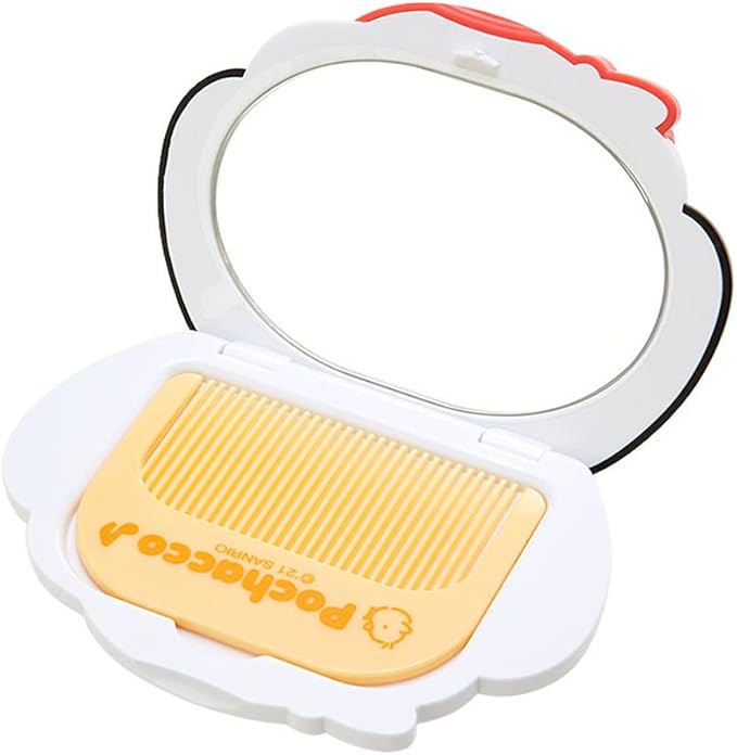 Sanrio 963836 Pochacco Face Mirror & Comb Set
