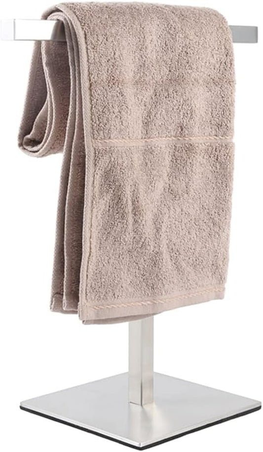 Bathroom Hand Towel Holder Stand，T-Shape Hand Towel Holder Stand SUS304 Stainless Steel for Bathroom，Kitchen or Vanity Countertop