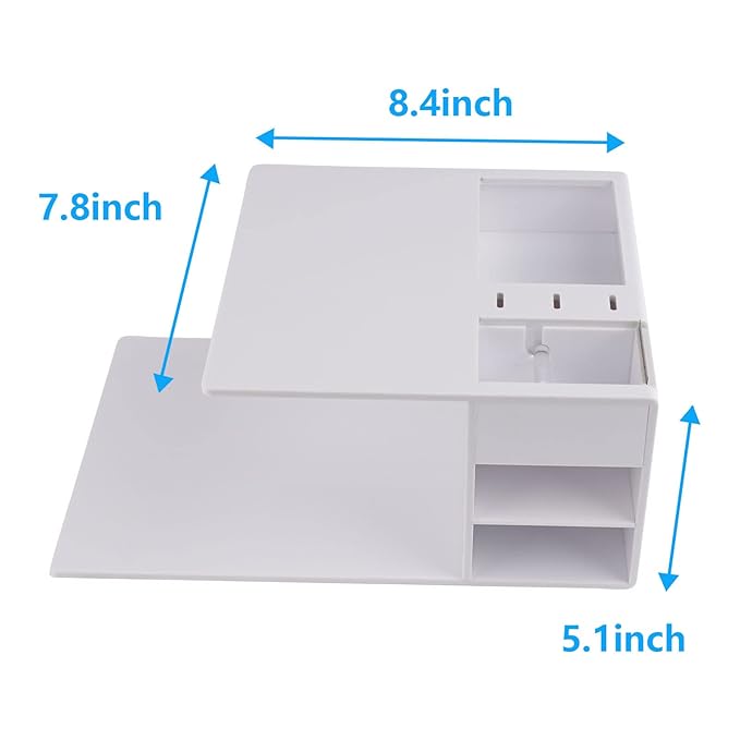 Eyelash Extension Pillow Shelf Stand with Tape Dispenser Cutter, Makeup Tool Display Cabinet Shelves, Tool Organizer for Eyelash Extension Pillow