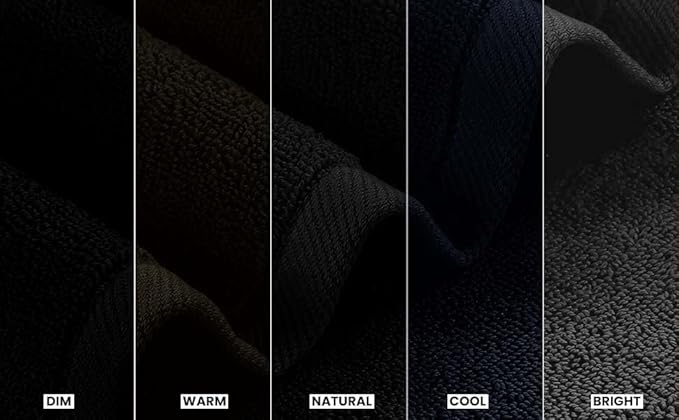 Utopia Towels 16 Pack Premium Bath Towels Set, 27 by 54 Inches, 100% Ring Spun Cotton 600GSM, Lightweight and Highly Absorbent Quick Drying Towels, Perfect for Daily Use, Black