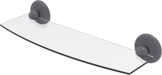 Allied Brass PMC-33/18-PC Prestige Monte Carlo Collection 18 Inch Glass Shelf, Polished Chrome