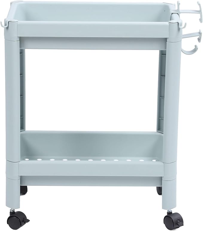 Bathroom Floor Shelf, Bathroom Storage, Open Shelf, Freestanding Corner Shelves, Shelves, Storage Shelves, Nordic (2 Layers (with Wheels)