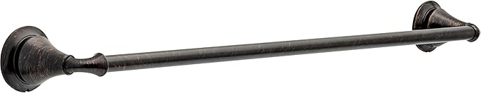 DELTA FAUCET 79424-RB Linden 24 in. Wall Mount Towel Bar Bath Hardware Accessory in Venetian Bronze
