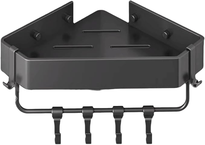 Removable Wall-Mounted Bathroom Shelf Thickened Triangle Bathroom Shelf Large Capacity Bathroom Shelf Aluminum Bathroom Shelf Large Capacity