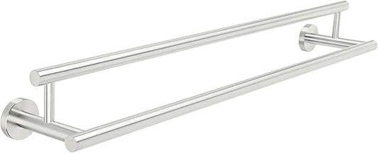Alise Double Towel Bar Brushed Nickel,28" Towel Racks for Bathroom Wall Mounted,Bathroom Towel Rack SUS304 Stainless Steel Bathroom Towel Holder Quick Drying Hand Towel Holder Towel Bar for Walls