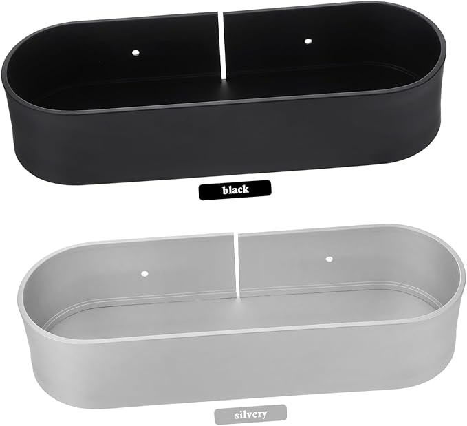 Mobestech 1Pc Wall Mounted Bathroom Storage Rack Punch Shelf for Bathroom Kitchen More Sundries Holder Space Saving Wall Organizer Design