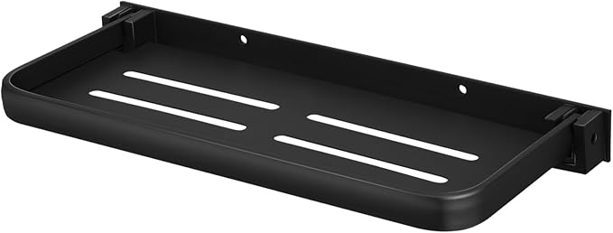 Zerodeko Countertop Extension Fold Down Folding Bathroom Shelf Metal Wall Mount
