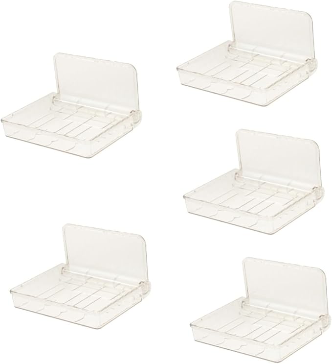 PRETYZOOM 5pcs Wall Mount Organizer Floating Shelf for Cosmetics and Items Easy to Install Wall Storage Organizer for Bathroom Kitchen Bedroom and Living Room Use