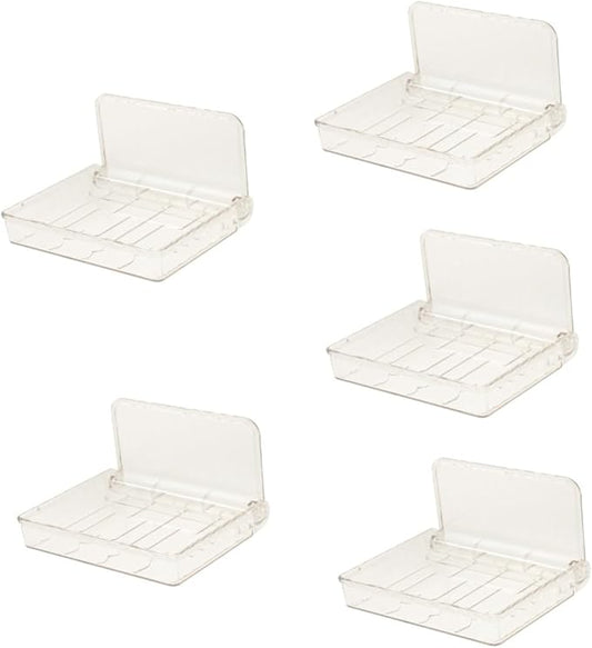 PRETYZOOM 5pcs Wall Mount Organizer Floating Shelf for Cosmetics and Items Easy to Install Wall Storage Organizer for Bathroom Kitchen Bedroom and Living Room Use