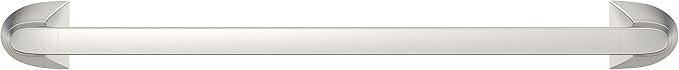Pfister Karci Bath Towel Bar for Bathroom, 18-Inch, Wall-Mounted, Screw-In, Spot Defense Brushed Nickel Finish, BTBKA1GS
