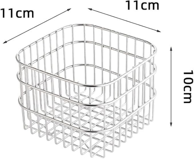 Stainless Steel Bathroom Organizer, Sink Shelf Storage Rack for Vanity, Cosmetics & Toiletries, Waterproof Standing Shelf and Toothbrush Holder (2)
