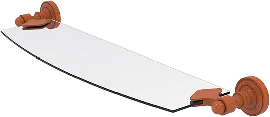Allied Brass DT-33/18-ASP Dottingham Collection 18 Inch Glass Shelf, Autumn Sparkle