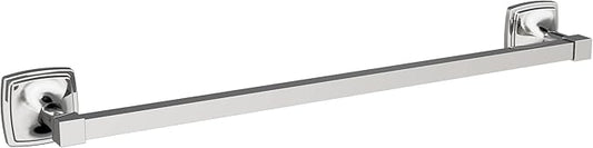 Amerock BH3609326 | Chrome Towel Bar | 18 in (457 mm) Towel Rack | Stature | Bathroom Towel Holder | Bathroom Hardware | Bath Accessories