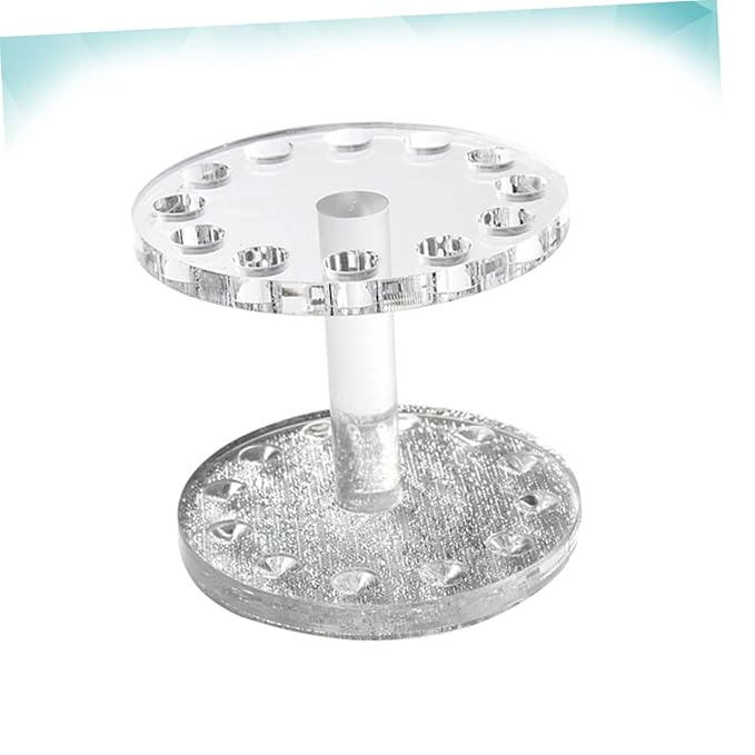 STAHAD 1pc Makeup Brush Rack Brush Pen Holder Nail Pen Organizer Nail Art Brush Holder Nail Pen Stand Nail Art Pen Holder Nail Display Stands Manicure Pen Holder Tool Holder Heart-shaped