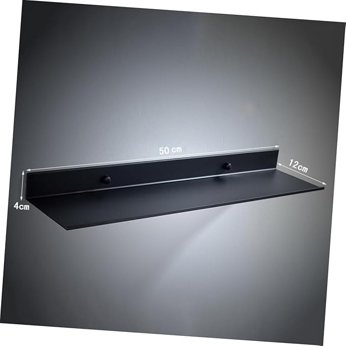 PRETYZOOM Bathroom Shelf Wall Mount Floating Shelves Storage Rack Rustproof Space Saving