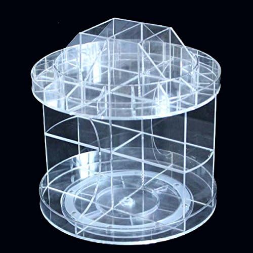 Modern Home Deluxe Rotating Acrylic Cosmetic/Makeup Organizer 8.7" x 7.9"