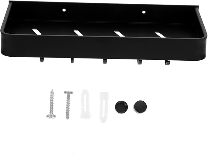 Bathroom Shelf Wall Mounted Storage Rack Hotel Kitchen Home Supply Smooth Edges