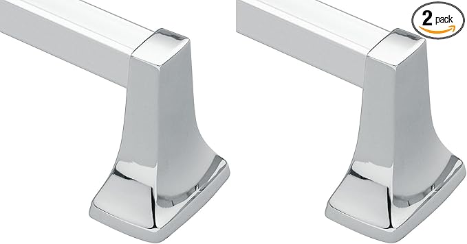 Moen 2224 Contemporary 24-Inch Towel Bar, 24 Inch, Chrome (Pack of 2)