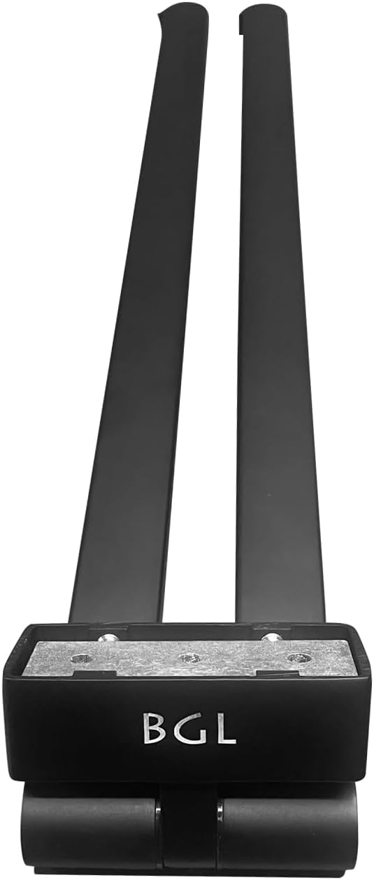 BGL Swivel Towel Rack Black Swivel Towel bar Movable Double Towel Rails Black for Bathroom