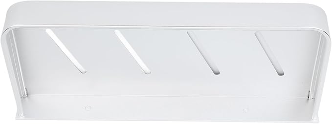 Tbest Wall Mounted Bathroom Storage Rack, Space Aluminum Shelf for Bathroom with Hooks, Drill Mounted Toilet Storage Shelf (30cm)