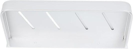 Tbest Wall Mounted Bathroom Storage Rack, Space Aluminum Shelf for Bathroom with Hooks, Drill Mounted Toilet Storage Shelf (30cm)