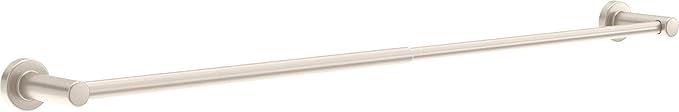 Franklin Brass Wake (1-Pack) Telescoping 15-1/2" ?€? 29" Adjustable Towel Holder Satin Nickel Wall Mounted Towel Bar Expandable Towel Rack for Bathroom Bathroom Accessories WAK27-BN