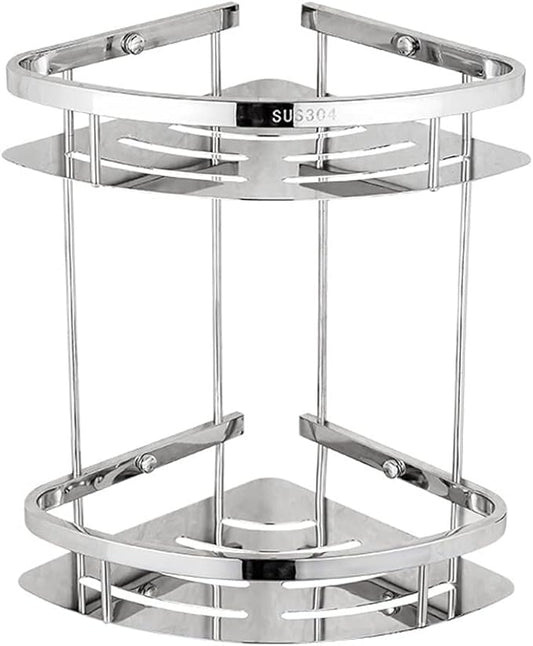 Stainless Steel Shelf Bathroom Toilet Corner Shelf Bathroom Bathroom Double Triangular Shelf
