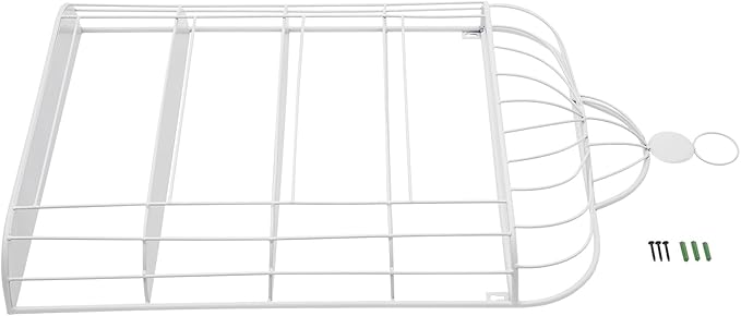Nail Polish Organizer Wall Mounted, 4-Tier Nail Polish Storage Rack, Metal Nail Polish Storage Holder, Multifunctional Organizer for Essential Oil Perfume Lipsticks at Home Salon Spa(White)