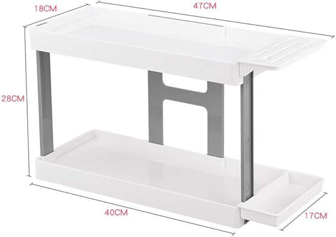 WFF Non-Perforated Kitchen Bathroom Shelf Floor Knife Rack Countertop Supplies Seasoning Kitchenware Storage (Color : B)