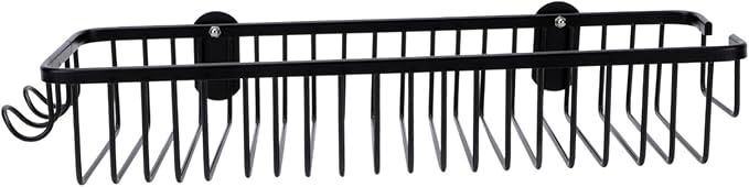 1Pc Wall Mounted Household Storage Rack Stylish Mesh Basket Design Easy to Install Non Punch Shelf for Bathroom Organization Without Wall Damage
