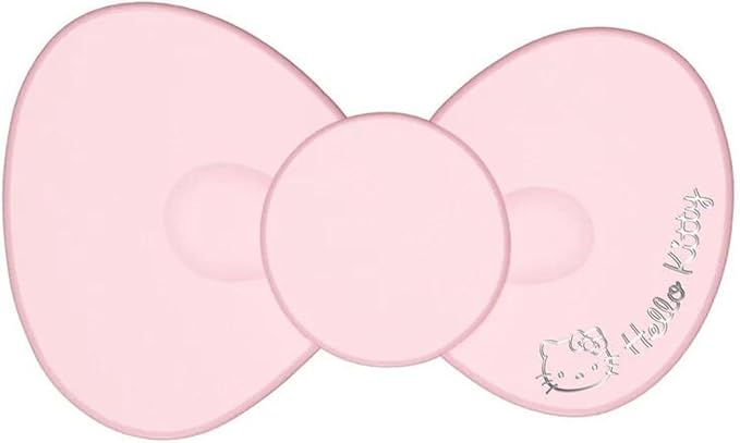 Impressions Vanity Hello Kitty Bow LED Compact Mirror, Double Sided Cute Travel Makeup Mirror, Soft Touch Button with Slide Down Auto Shut Off (Small)