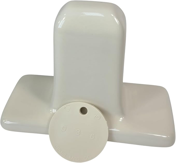 Beige Bone Almond Ceramic Tile Towel Bar Rod Rack Post Holder Porcelain Bracket Set Vintage Mid Century Modern Retro