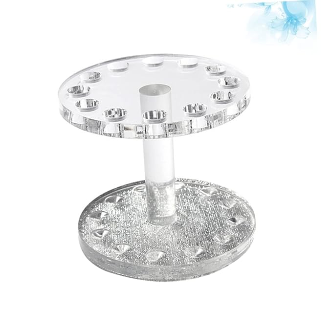 STAHAD 1pc Makeup Brush Rack Brush Pen Holder Nail Pen Organizer Nail Art Brush Holder Nail Pen Stand Nail Art Pen Holder Nail Display Stands Manicure Pen Holder Tool Holder Heart-shaped